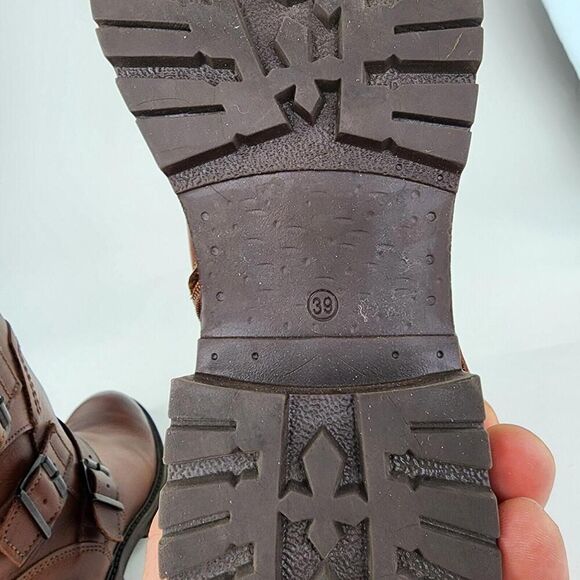 Bootlegger CRUZA TENDENCIA Women's US 8.5 Made in Portugal Astra 3-Buckle Bootd - Picture 9 of 11
